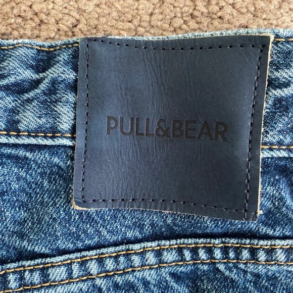 Wide Leg Dark Blue Jeans - Picture 7 of 8